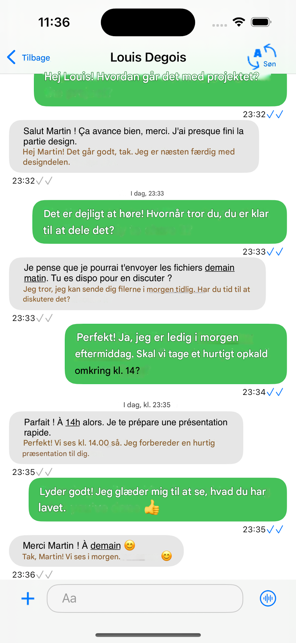 Oversættelse i realtid