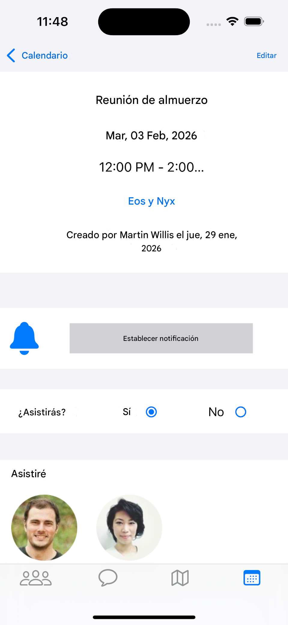Seguimiento de asistencia