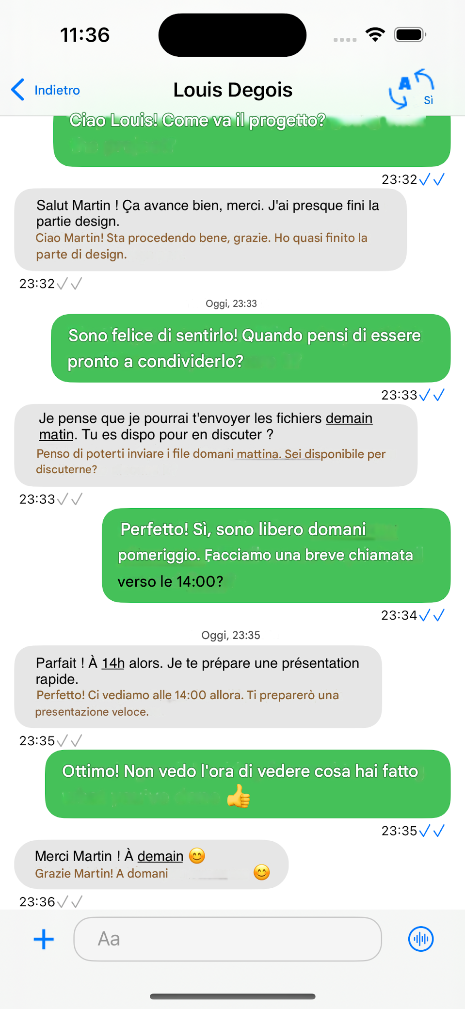 Traduzione in Tempo Reale