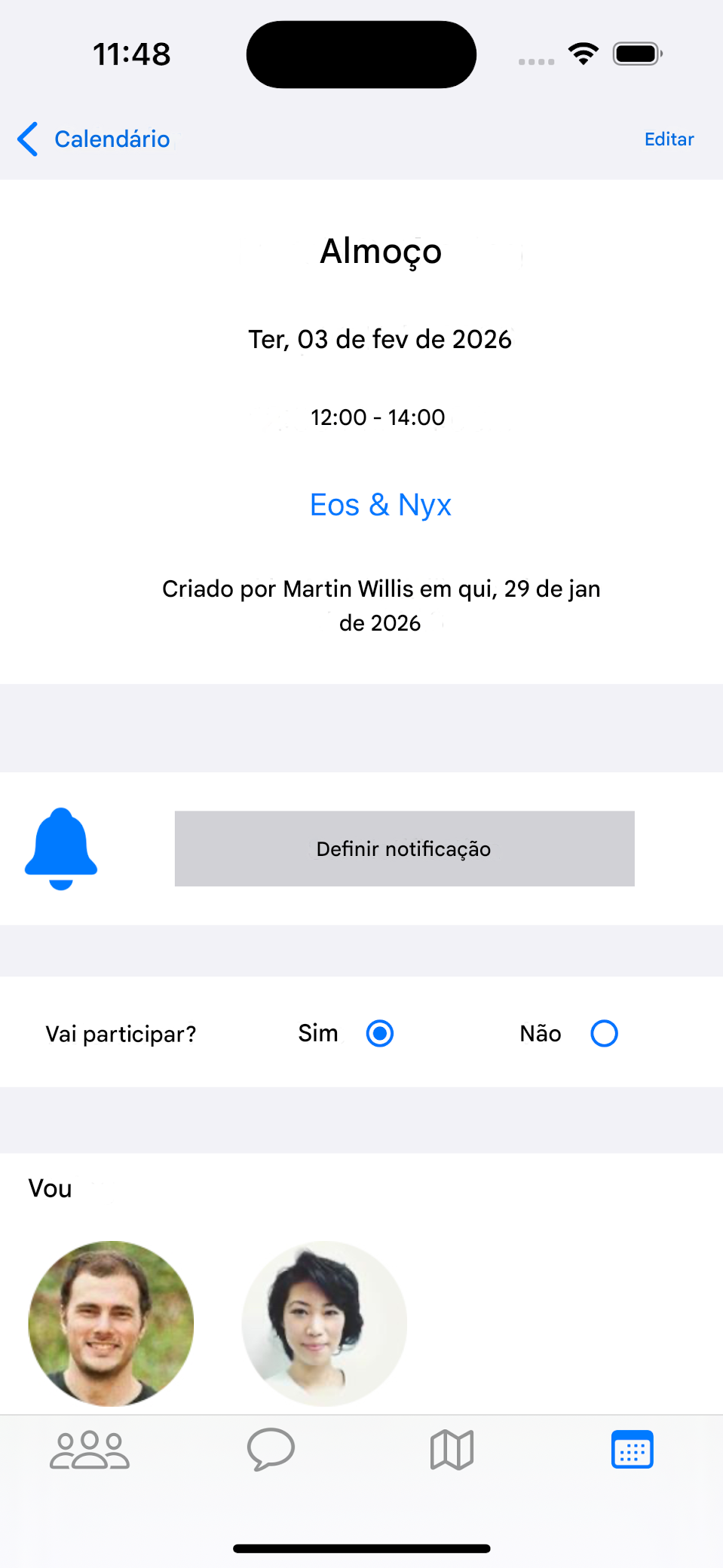 Rastreamento de presença