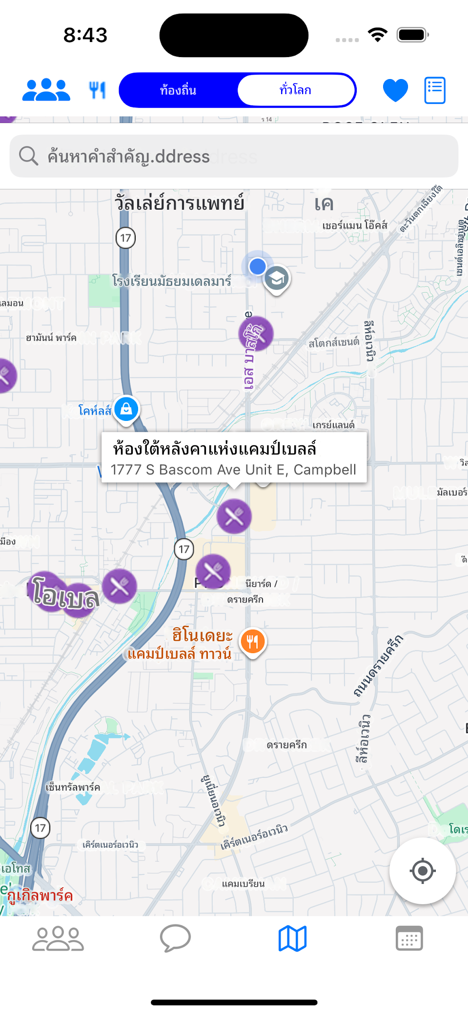 แผนที่แ Interactive