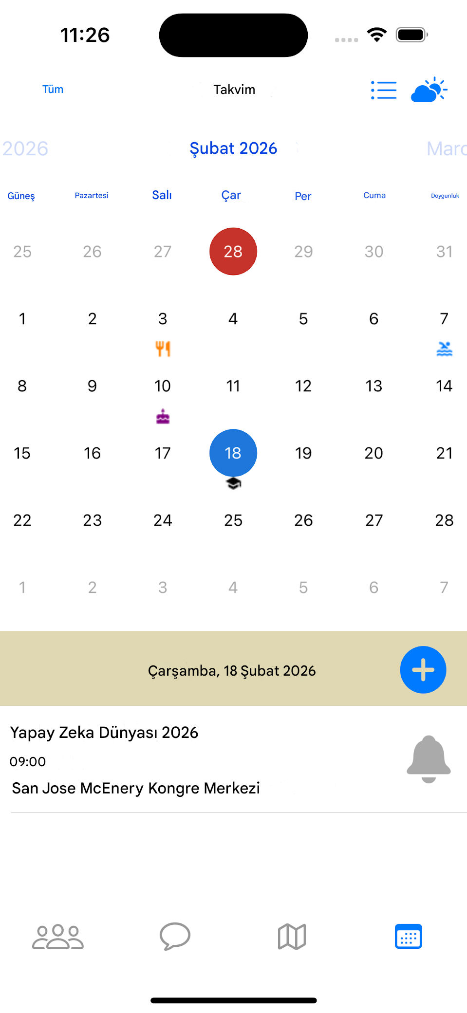 Paylaşılan Takvimler