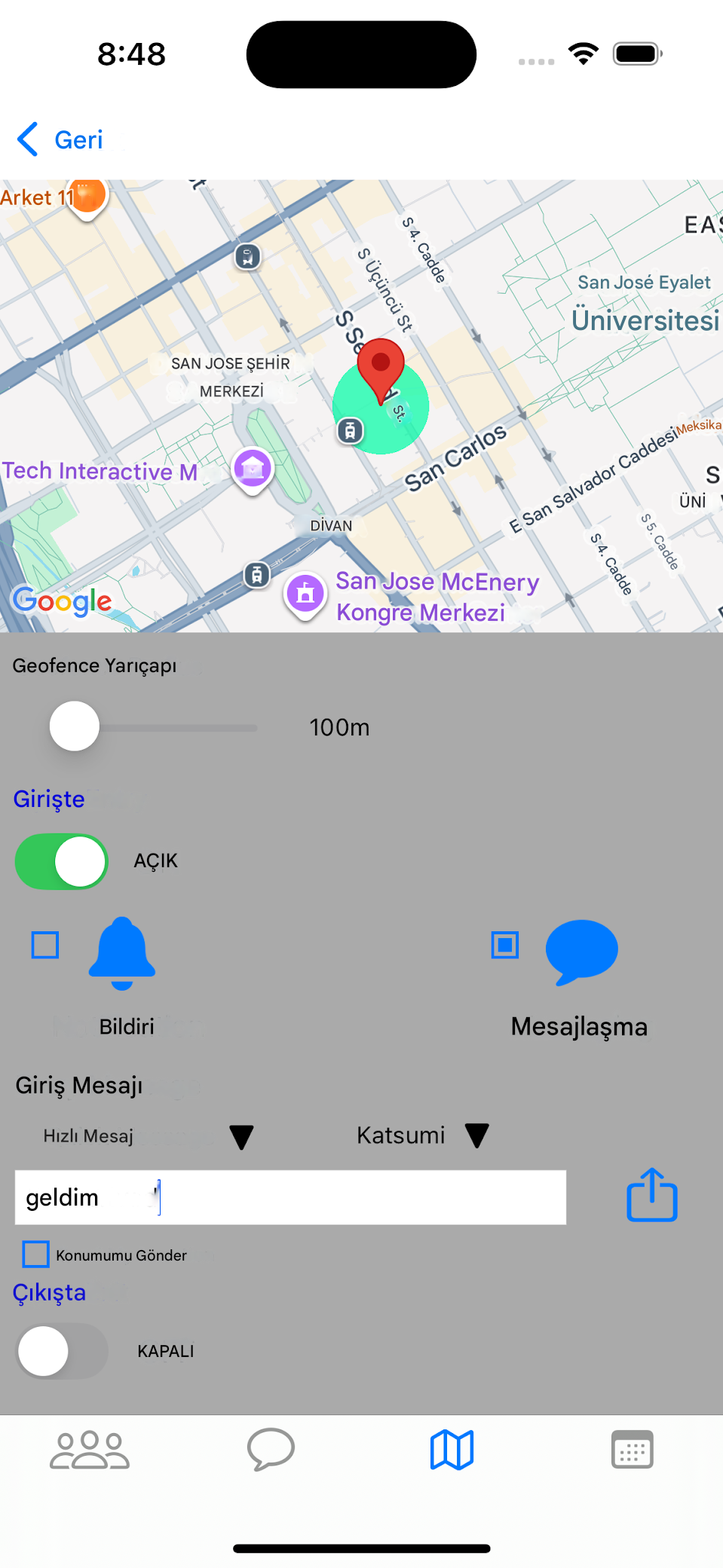 Coğrafi Sınırlama
